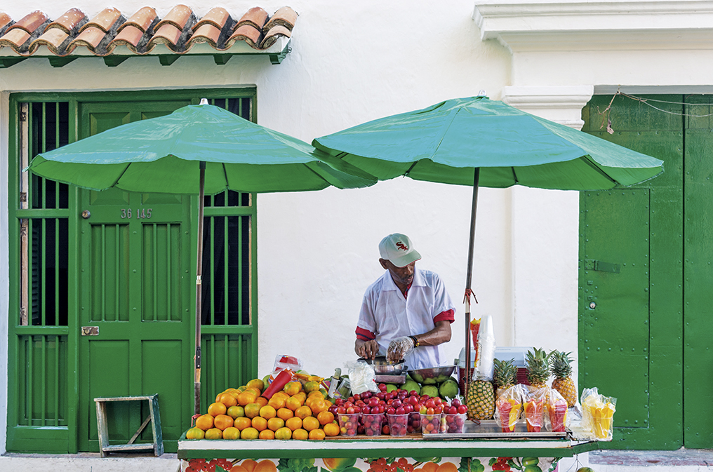 Vendedores de frutas